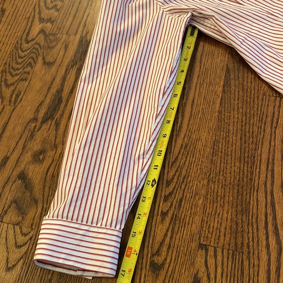 Chico’s striped button down. Size 2 (L/10). - Picture 6 of 7